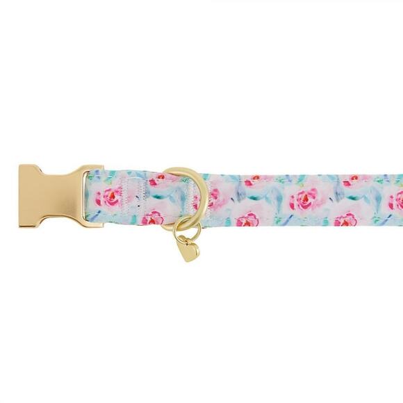 Top Paw Pink Rose Comfort Neoprene Dog Collar X-Large Adjustable Floral XL‎ - Picture 3 of 5